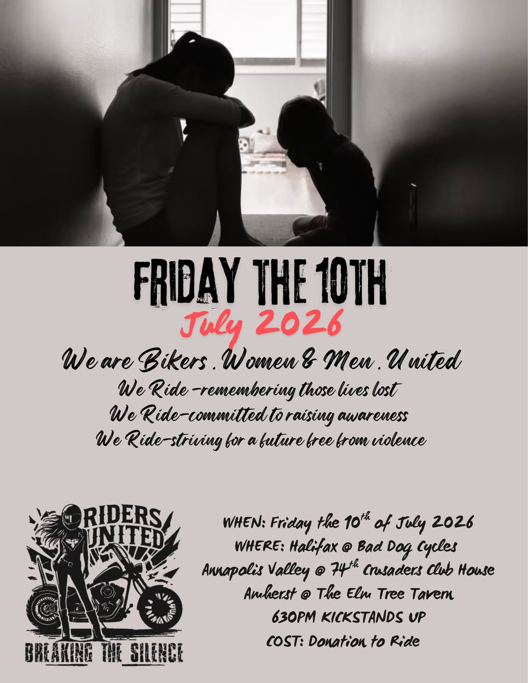 Riders United – Breaking the Silence