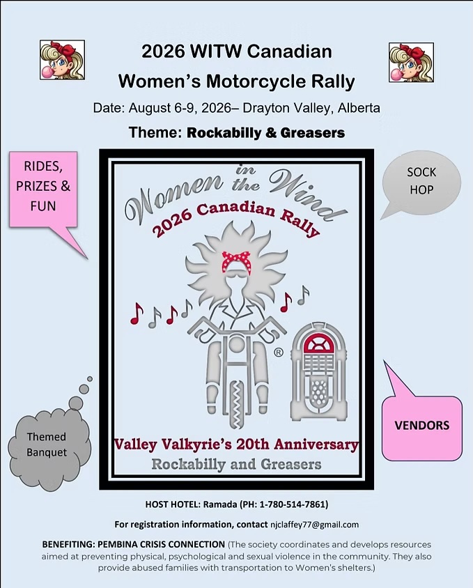 2026 WITW Canadian Women’s Motorcycle Rally