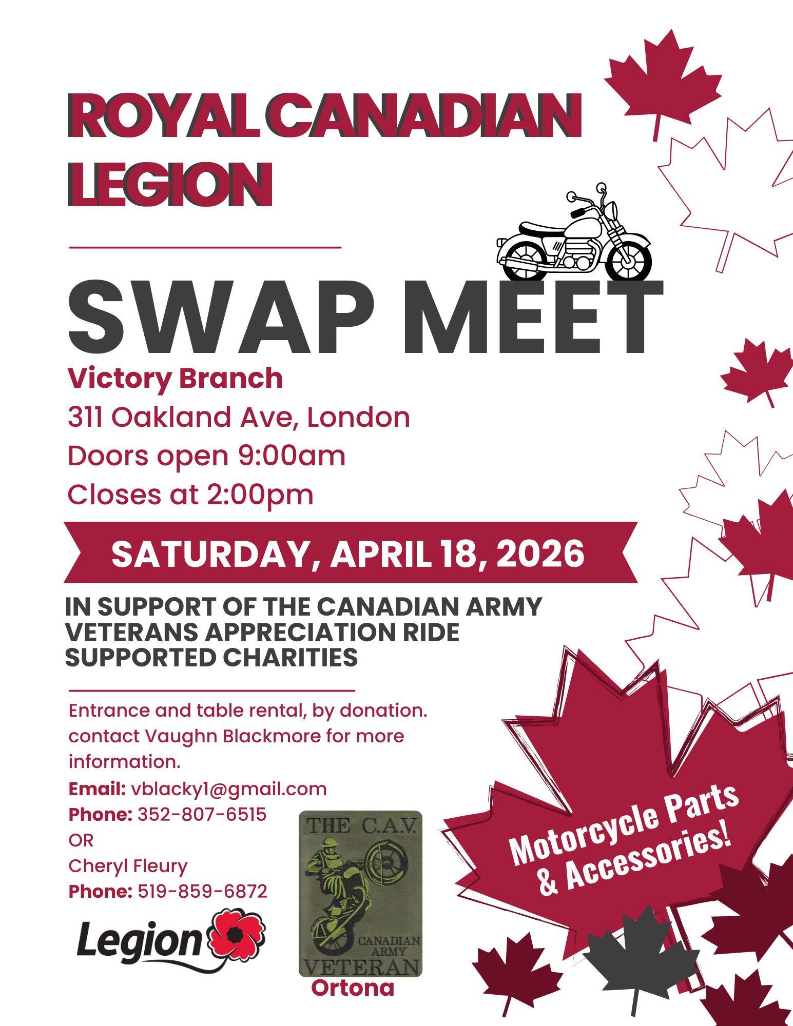 Swap Meet - Parts and Accessories