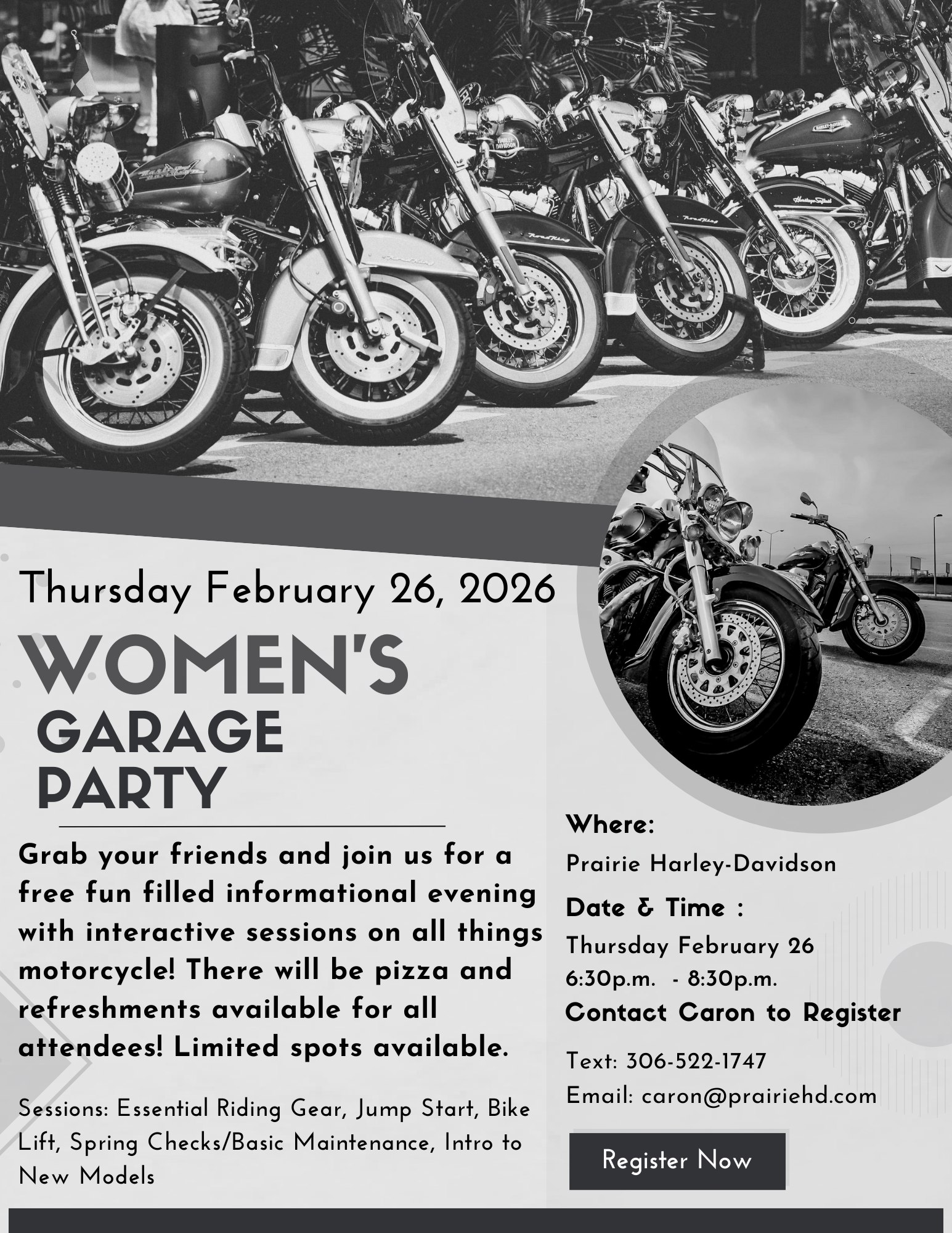 Women's Garage Party