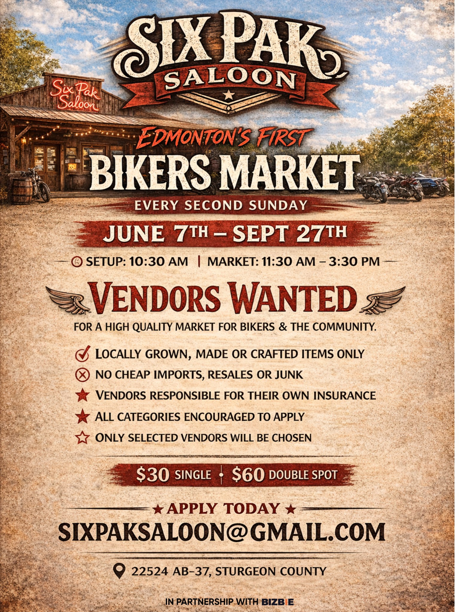 Six Pak Saloon - Bikers Market