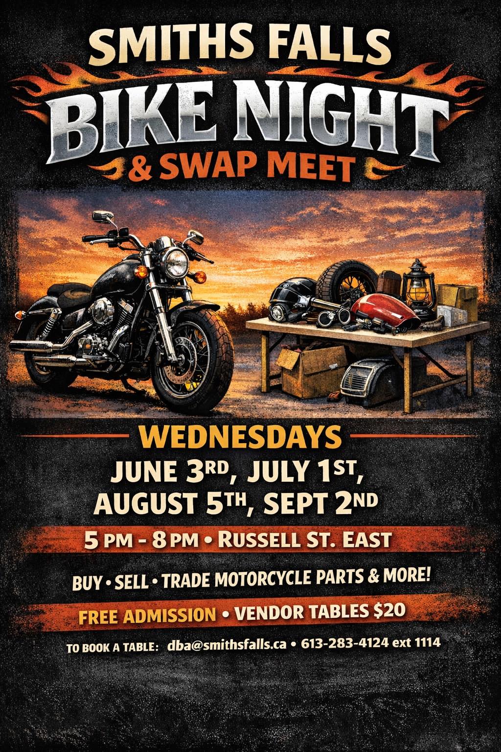Smiths Falls Bike Night & Swap Meet