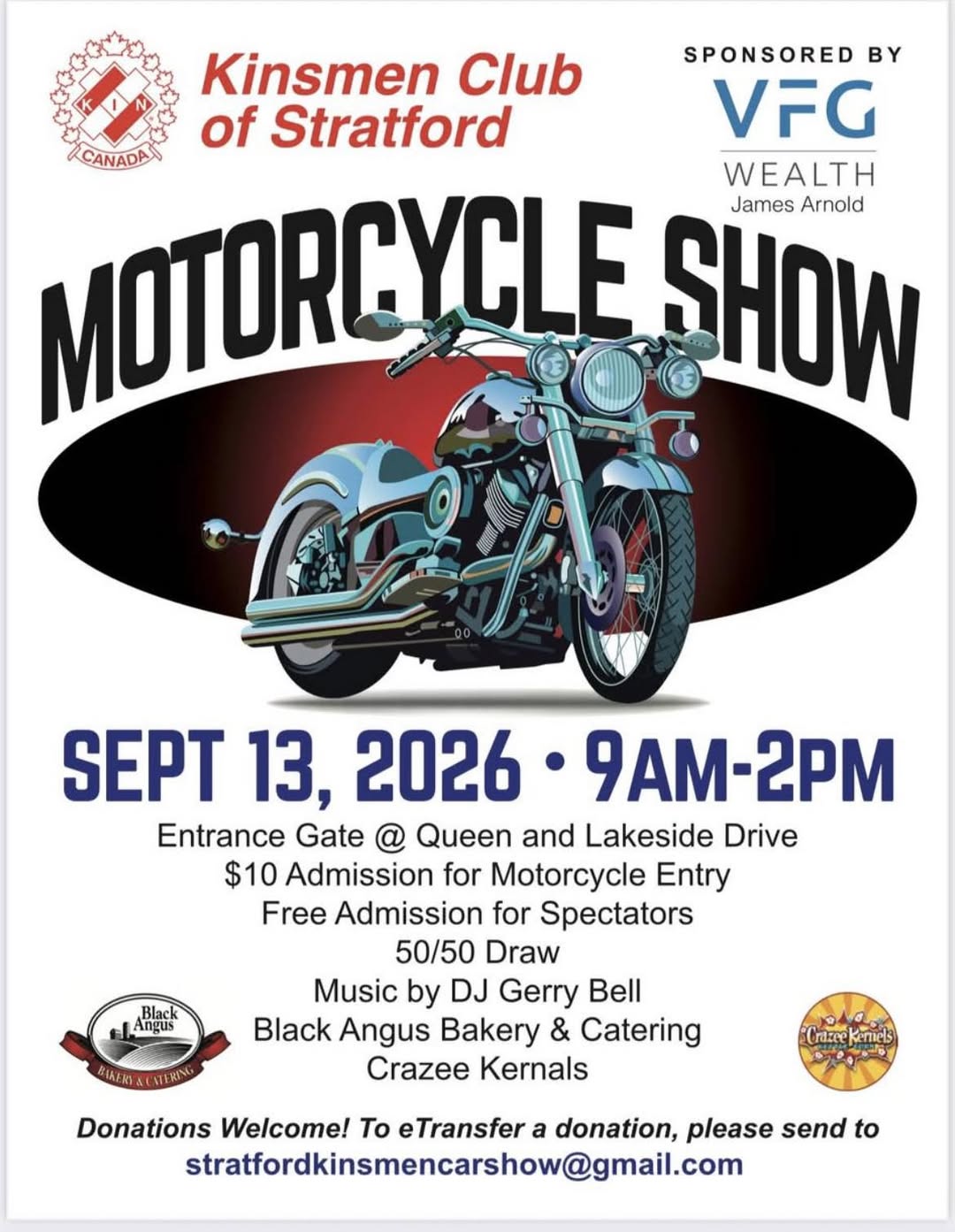 Kinsmen Club of Stratford Motorcycle Show