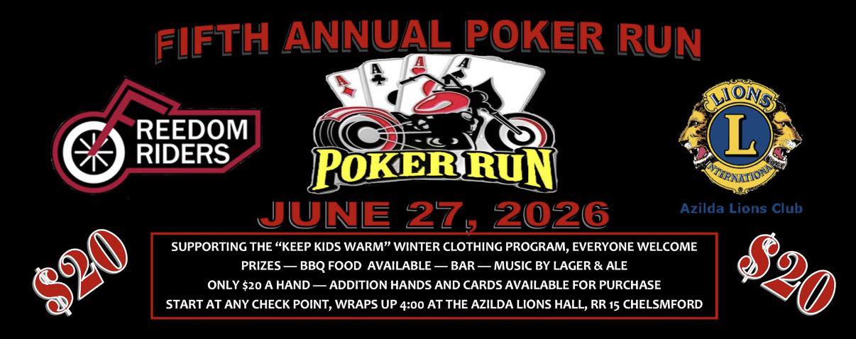 Freedom Riders – 5th Annual Poker Run