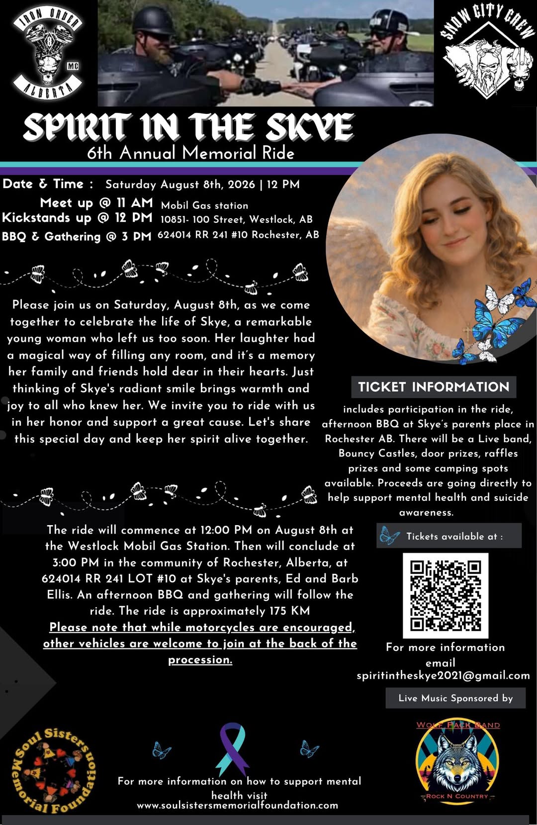 Spirit in the Skye – 6th Annual Memorial Ride
