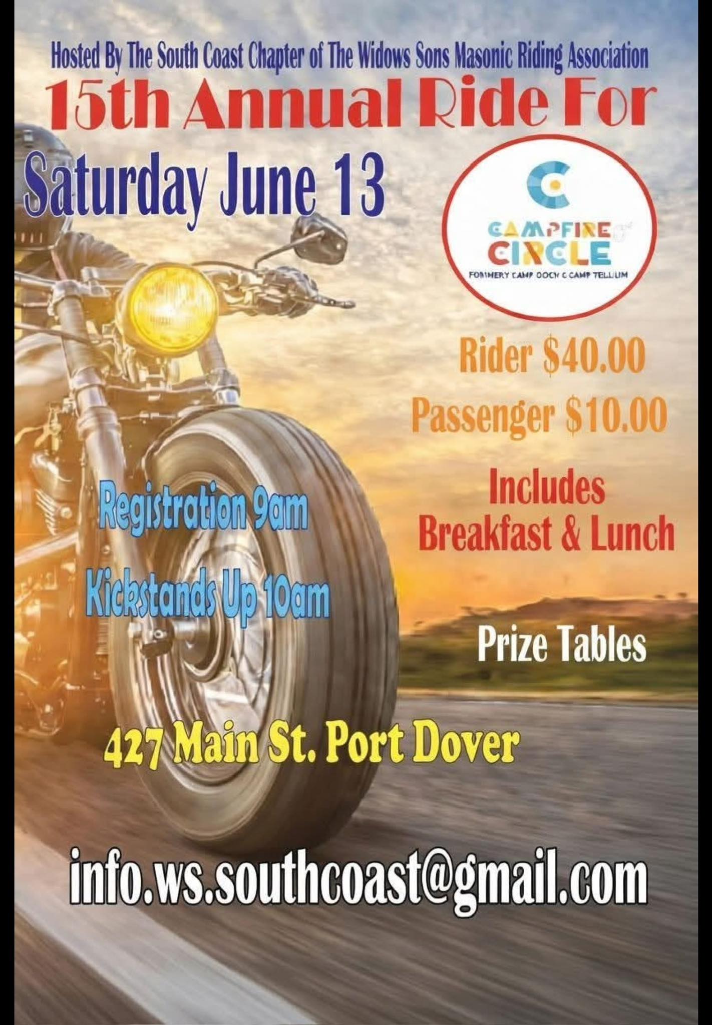 5th Annual Ride For Campfire Circle