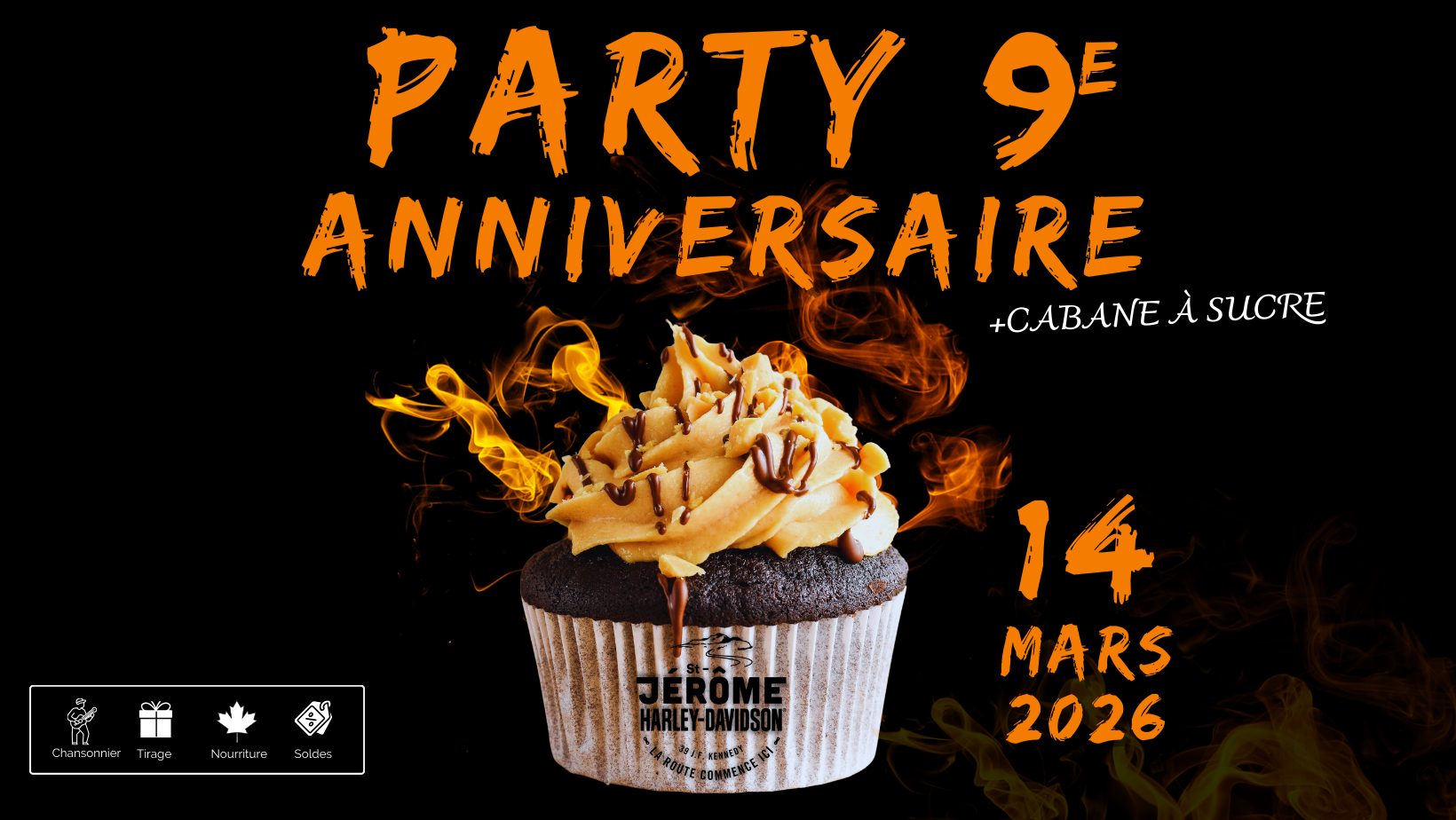 St-Jérôme Harley-Davidson — 9th Anniversary Party + Cabane à Sucre