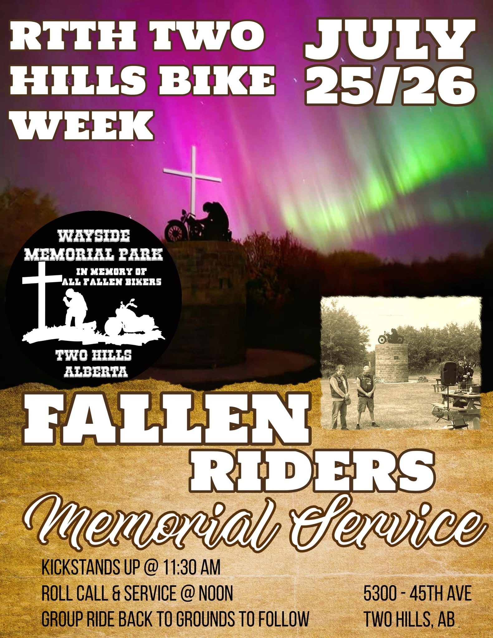 RTTH Two Hills Bike Week - Fallen Riders Memorial Service