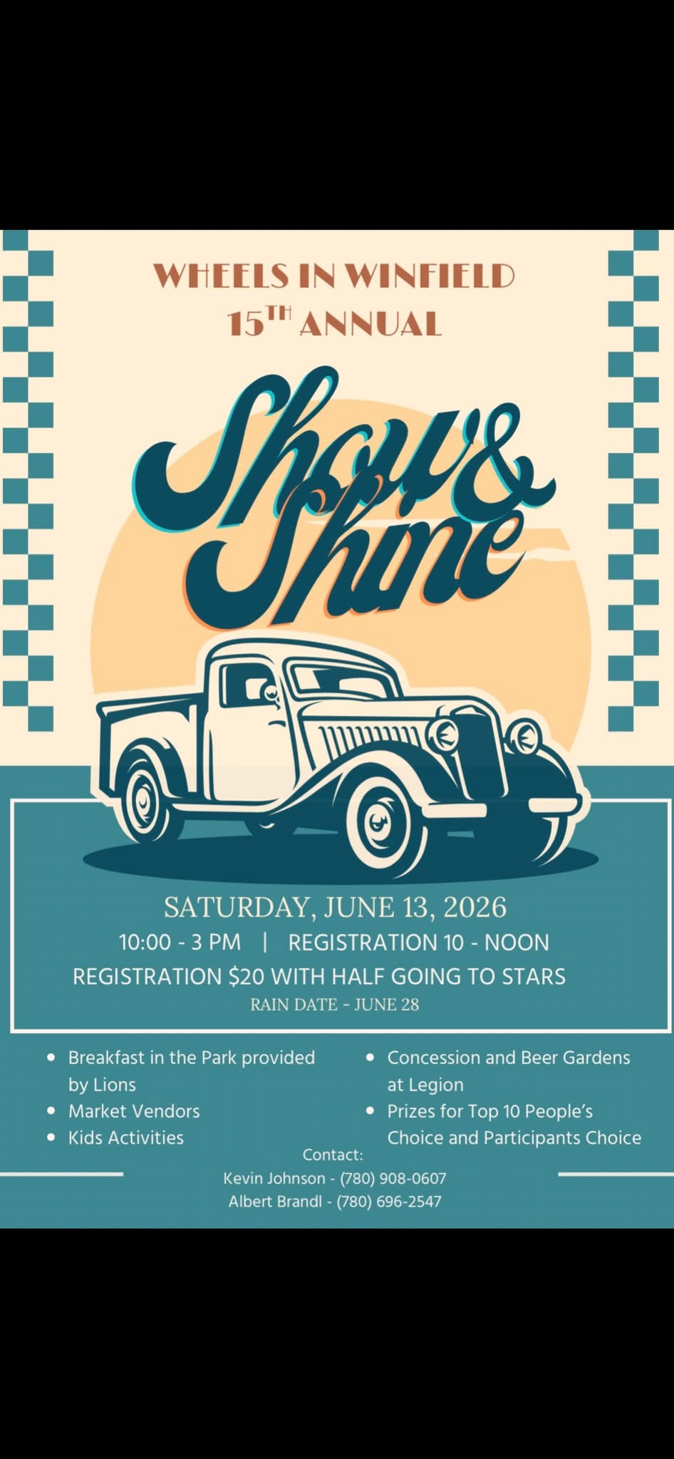 Wheels in Winfield – Show & Shine (15th Annual)