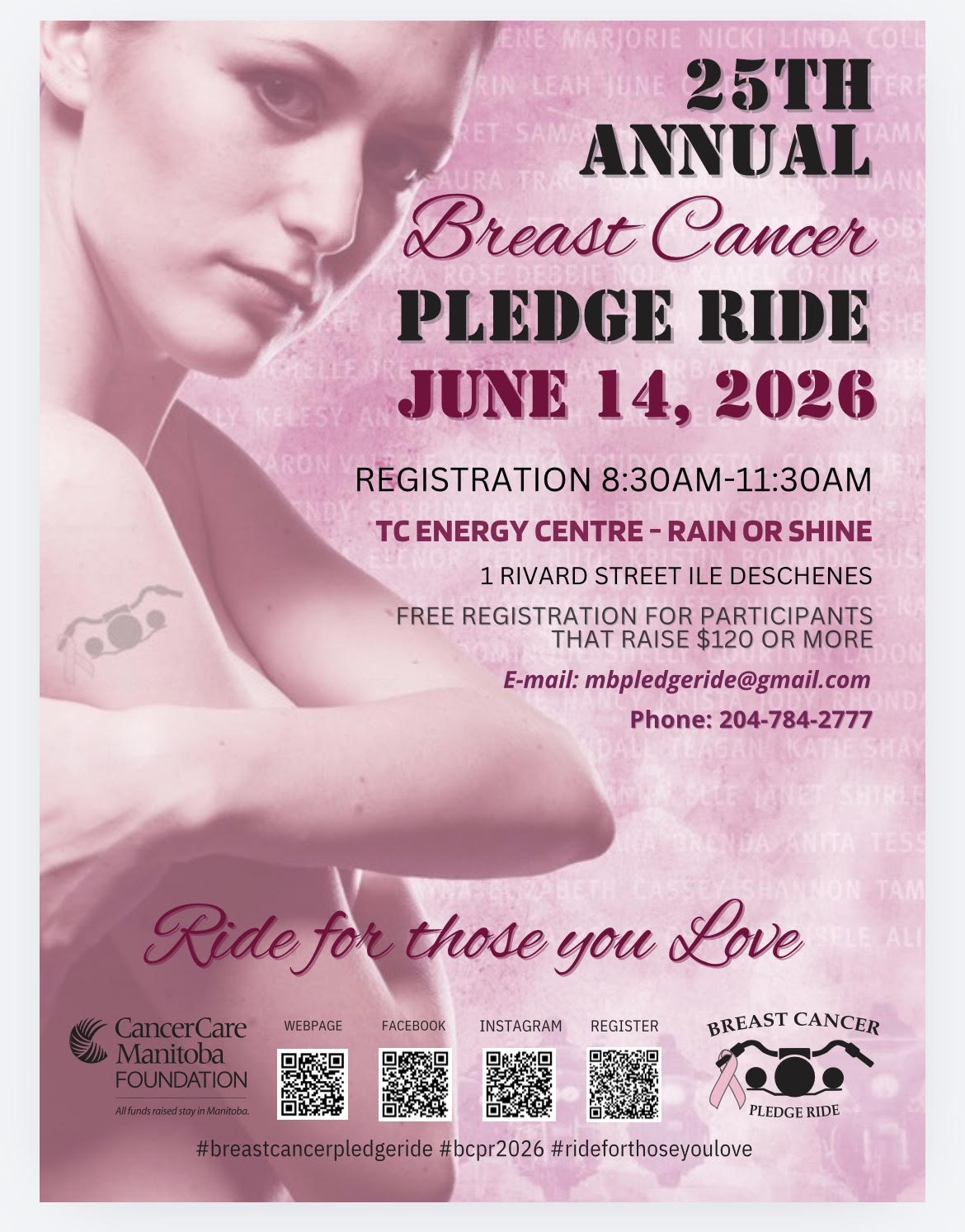 25th Annual Breast Cancer Pledge Ride